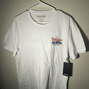WHITE TRUE RELIGION SHIRT